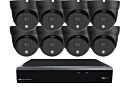Draadloos mini dome camerasysteem Zwart SMART 8